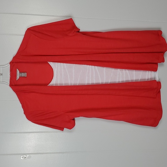 Set Of 2 White Stag Blue Open Flowy Top & Red Open Flowy Light Top Wmns … - Picture 16 of 16